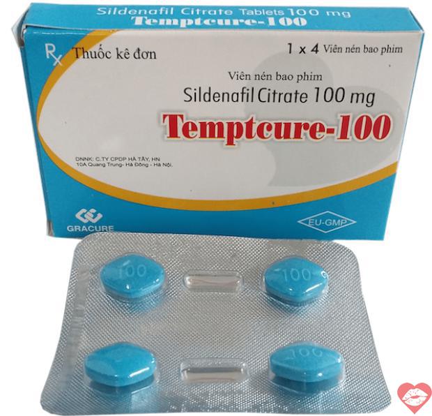  Đại lý Viên uống Temptcure 100mg thuốc cường dương tăng sinh lý kéo dài thời gian  giá tốt 